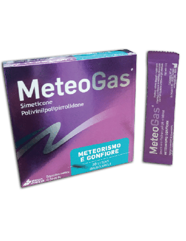 ANTIMETEORICO METEOGAS POLVERE 20 STICK OROSOLUBILI