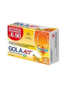 GOLA ACT MIELE ARANCIA 24 COMPRESSE OROSOLUBILI