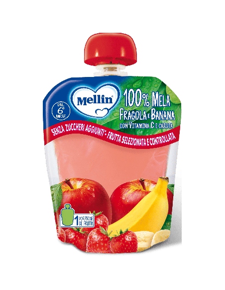 MELLIN POUCH MELA/FRAGOLA/BANANA 90 G