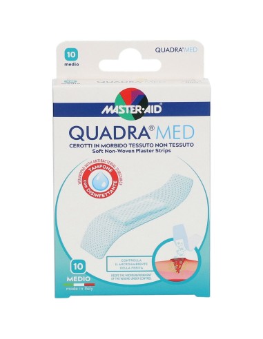 CEROTTO MASTER-AID QUADRA DERMOATTIVO MEDIO 10 PEZZI