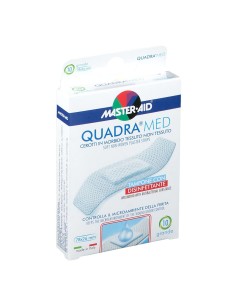 CEROTTO MASTER-AID QUADRA DERMOATTIVO GRANDE 10 PEZZI