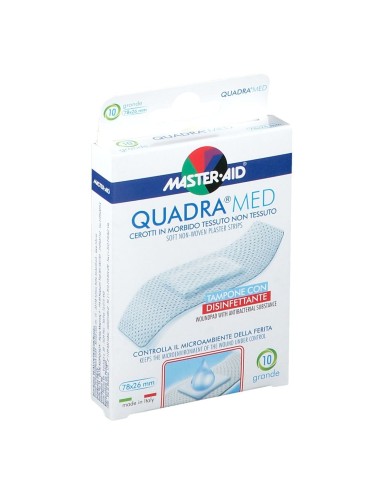 CEROTTO MASTER-AID QUADRA DERMOATTIVO GRANDE 10 PEZZI