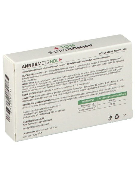 ANNURMETS HDL+ 30 COMPRESSE