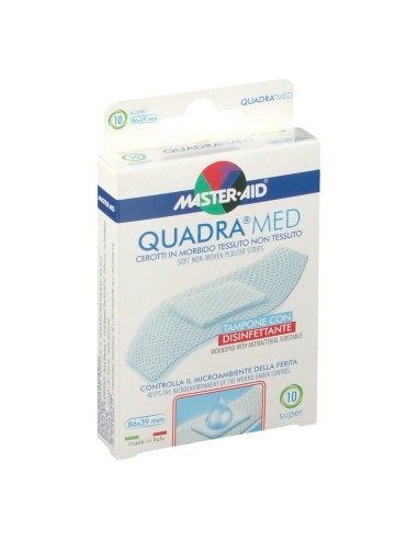 CEROTTO MASTER-AID QUADRA DERMOATTIVO SUPER 10 PEZZI