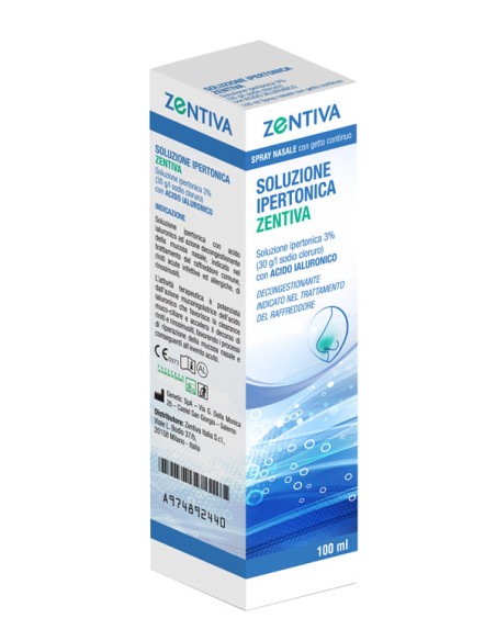 SOLUZIONE IPERTONICA ZENTIVA SPRAY NASALE 100 ML