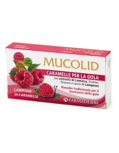 MUCOLID BRONC LUMACA & LAMPONE 24 CARAMELLE