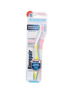 BIOREPAIR ORAL CARE ANTIBATTERICO SPAZZOLINO PIU' COMFORT PROTEZIONE GENGIVE SETOLE SUPER SOFT