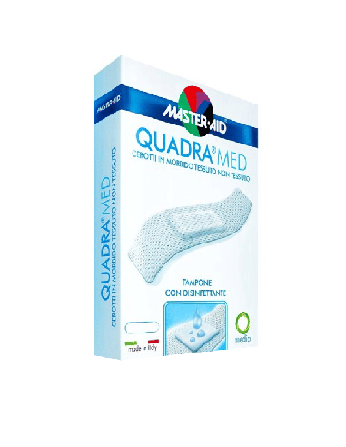 CEROTTO MASTER-AID QUADRA DERMOATTIVO MEDIO 20 PEZZI