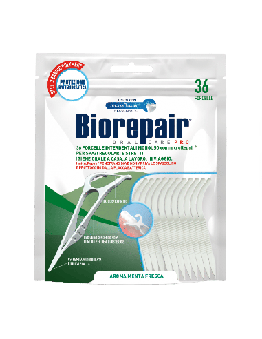 BIOREPAIR ORAL CARE ANTIBATTERICO FORCELLE INTERDENTALI MONOUSO 36 PEZZI