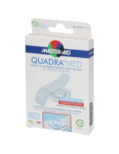 CEROTTO MASTER-AID QUADRA DERMOATTIVO MINI 18 PEZZI