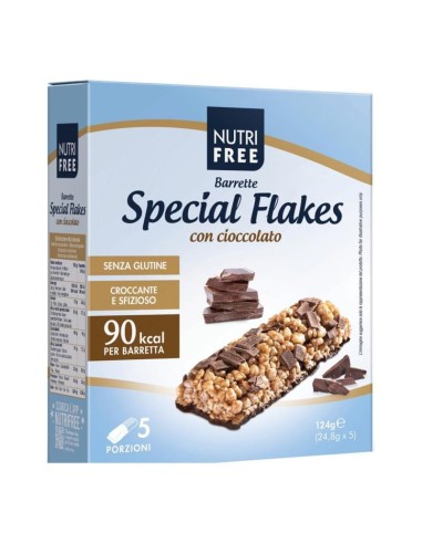 NUTRIFREE BARRETTE SPECIAL FLAKES CIOCCOLATO 24,8 G X 5
