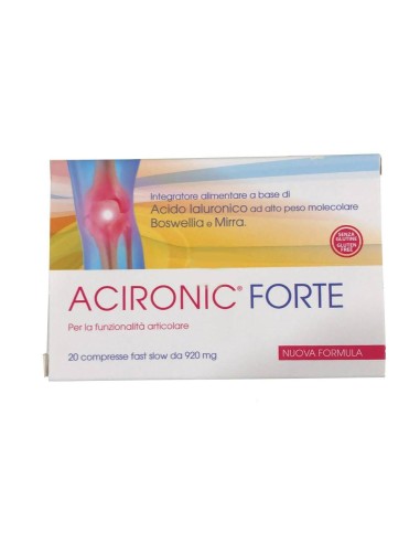 ACIRONIC FORTE 20 COMPRESSE FAST-SLOW DA 920 MG