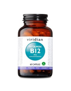 VIRIDIAN VITAMIN B12 HIGH POTENCY 60 CAPSULE VIRIDIAN VITAMINA B12 ALTA CONCENTRAZIONE