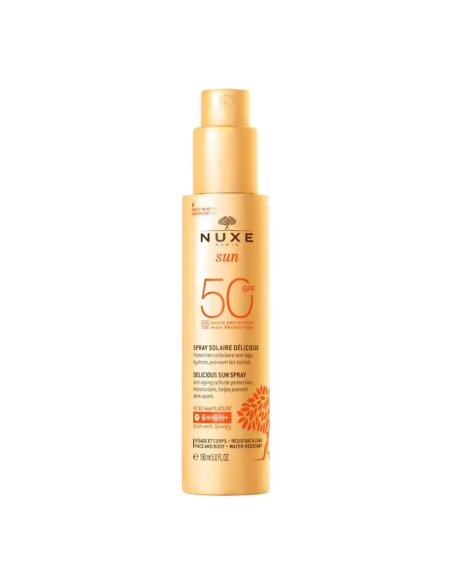 NUXE SUN SPRAY SOLARE VISO E CORPO ALTA PROTEZIONE SPF50 150 ML