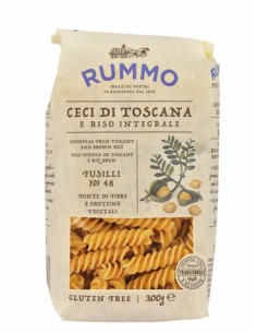 RUMMO FUSILLI N 48 CECI DI TOSCANA E RISO INTEGRALE 300 G