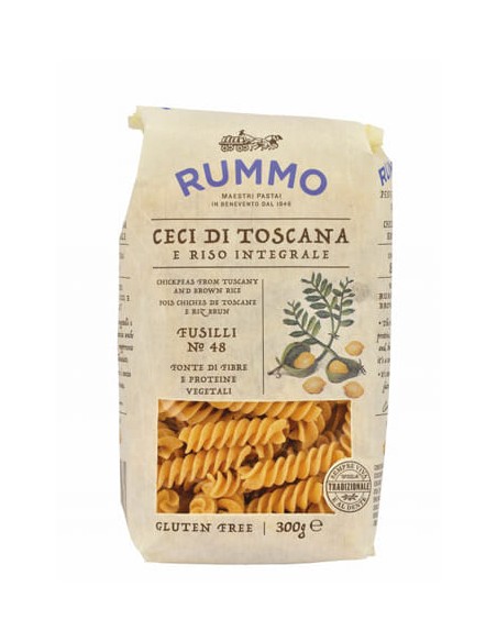 RUMMO FUSILLI N 48 CECI DI TOSCANA E RISO INTEGRALE 300 G