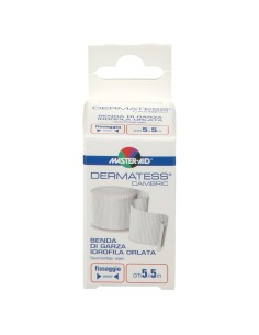 BENDA ORLATA DI GARZA IDROFILA DERMATESS CAMBRIC 5X5 2