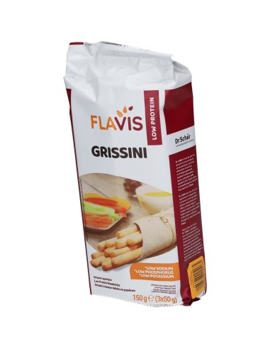 FLAVIS GRISSINI APROTEICI 3 PORZIONI DA 50 G