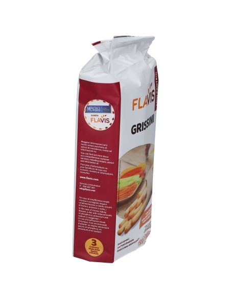 FLAVIS GRISSINI APROTEICI 3 PORZIONI DA 50 G