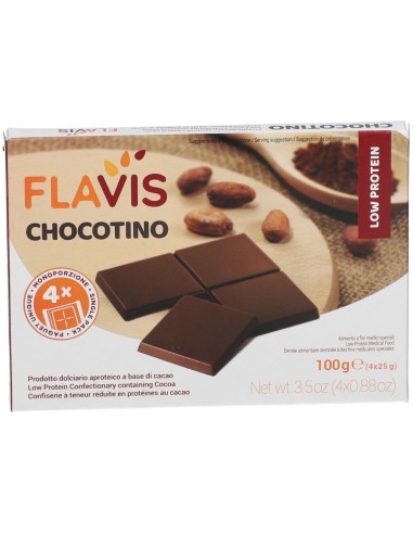 FLAVIS CHOCOTINO 4 PORZIONI DA 25 G