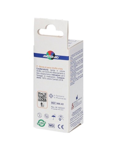 BENDA COMPRESSA ORLATA DI GARZA IDROFILA DERMATESS CAMBRIC 7X5