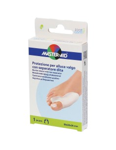 PROTEZIONE MASTER-AID FOOTCARE PER ALLUCE VALGO CON SEPARATORE DITA INTEGRATO 1 PEZZO D9
