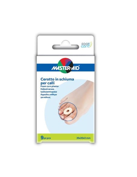 CEROTTO CALLI MASTER-AID FOOTCARE IN SCHIUMA PU 3 MM 9 PEZZI B9