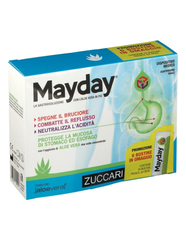 MAYDAY SOSPENSIONE PER USO ORALE ALLA MENTA 24 BUSTINE 10 ML