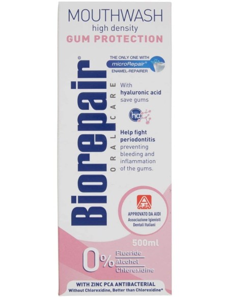 BIOREPAIR ORAL CARE COLLUTORIO ALTA INTENSITA' CON ANTIBATTERICO PROTEZIONE GENGIVE 500 ML