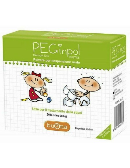 PEGINPOL MACROGOL 3350 SOSPENSIONE ORALE 20 BUSTINE