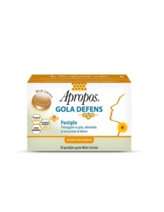APROPOS GOLA DEFENS PRO 20 PASTIGLIE MIELE LIMONE