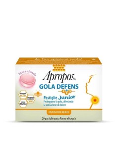 APROPOS GOLA DEFENS PRO 20 PASTIGLIE JUNIOR PANNA FRAGOLA