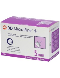 AGO PER PENNA DA INSULINA BD MICROFINE GAUGE 31 5 MM 100 PEZZI
