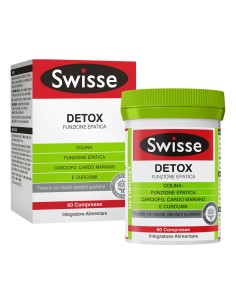 SWISSE DETOX FUNZIONE EPATICA 60 COMPRESSE DA 1085 MG