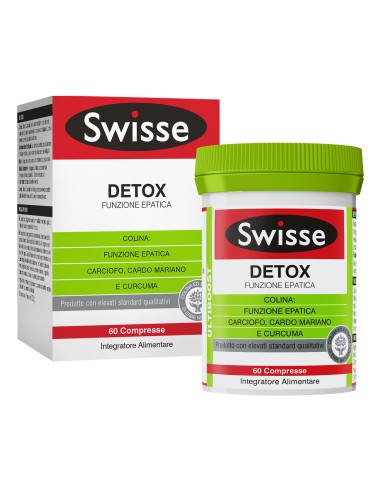 SWISSE DETOX FUNZIONE EPATICA 60 COMPRESSE DA 1085 MG