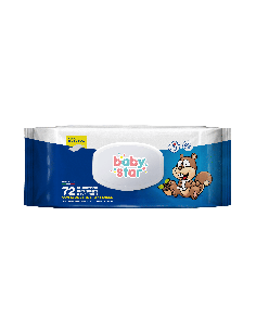 BABYSTAR SALVIETTE BEBE' POPUP 72 PEZZI