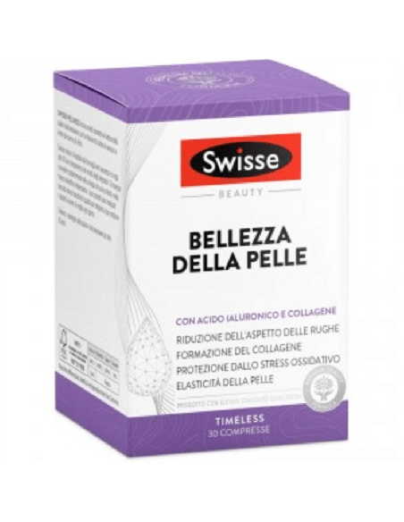SWISSE ACIDO IALURONICO COLLAGENE BELLEZZA DELLA PELLE 30 COMPRESSE