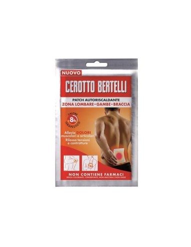 BERTELLI CEROTTO AUTORISCALDANTE 2 CELLE 1 PEZZO