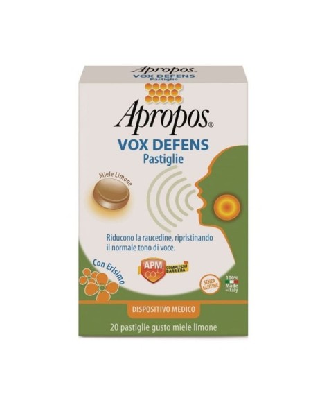 APROPOS VOX DEFENS PRO MIELE LIMONE 20 PASTIGLIE