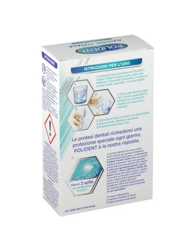 POLIDENT AZIONE TOTALE 66 COMPRESSE PULITORE PER PROTESI QUOTIDIANO