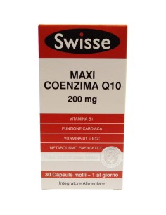 SWISSE MAXI COENZIMA Q10 200 MG 30 CAPSULE