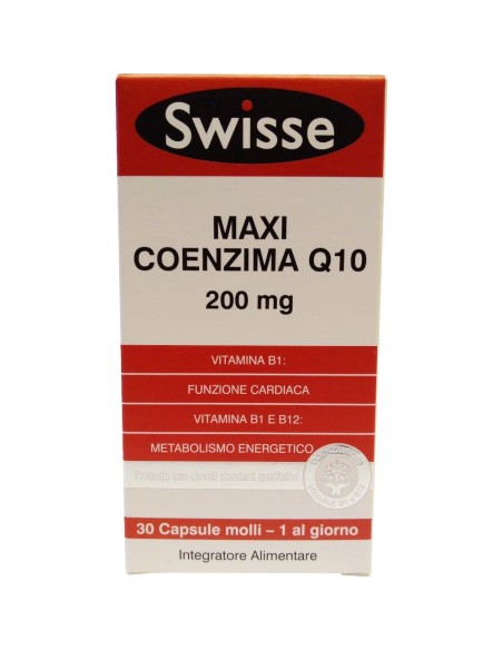SWISSE MAXI COENZIMA Q10 200 MG 30 CAPSULE