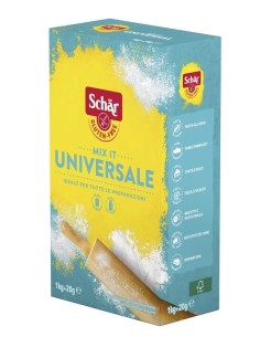 SCHAR MIX IT FARINA UNIVERSALE SENZA LATTOSIO 1 KG + 20 G