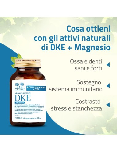 SALUGEA DKE + MAGNESIO 60 CAPSULE