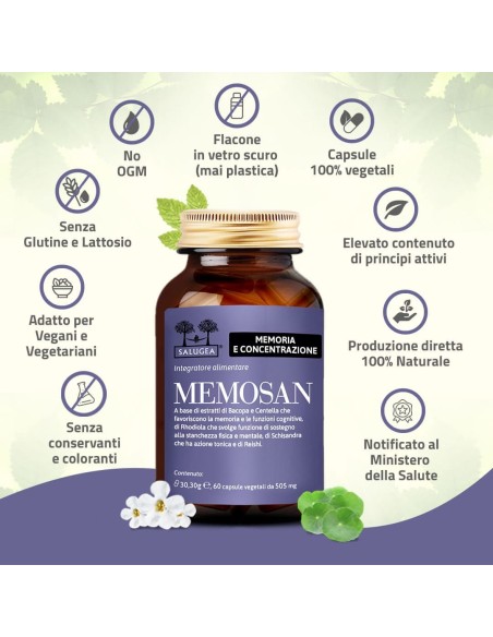 SALUGEA MEMOSAN 60 CAPSULE