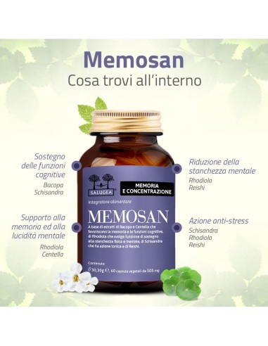 SALUGEA MEMOSAN 60 CAPSULE
