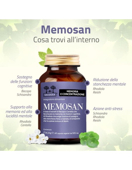 SALUGEA MEMOSAN 60 CAPSULE
