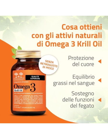 SALUGEA OMEGA 3 KRILL OIL 60 PERLE