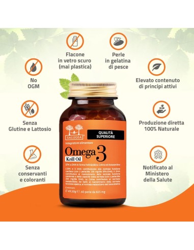 SALUGEA OMEGA 3 KRILL OIL 60 PERLE