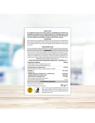 NATURA MIX ADVANCED SOSTEGNO OROSOLUBILE 20 BUSTINE